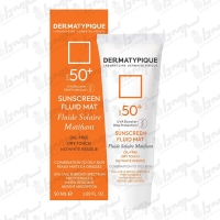 فلوئید مت بی رنگ ضد آفتاب +SPF50 فاقد چربی درماتیپیک 50 میل